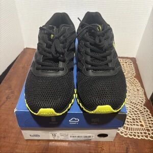 K-Swiss Black and Yellow Athletic Shoes Sz.10